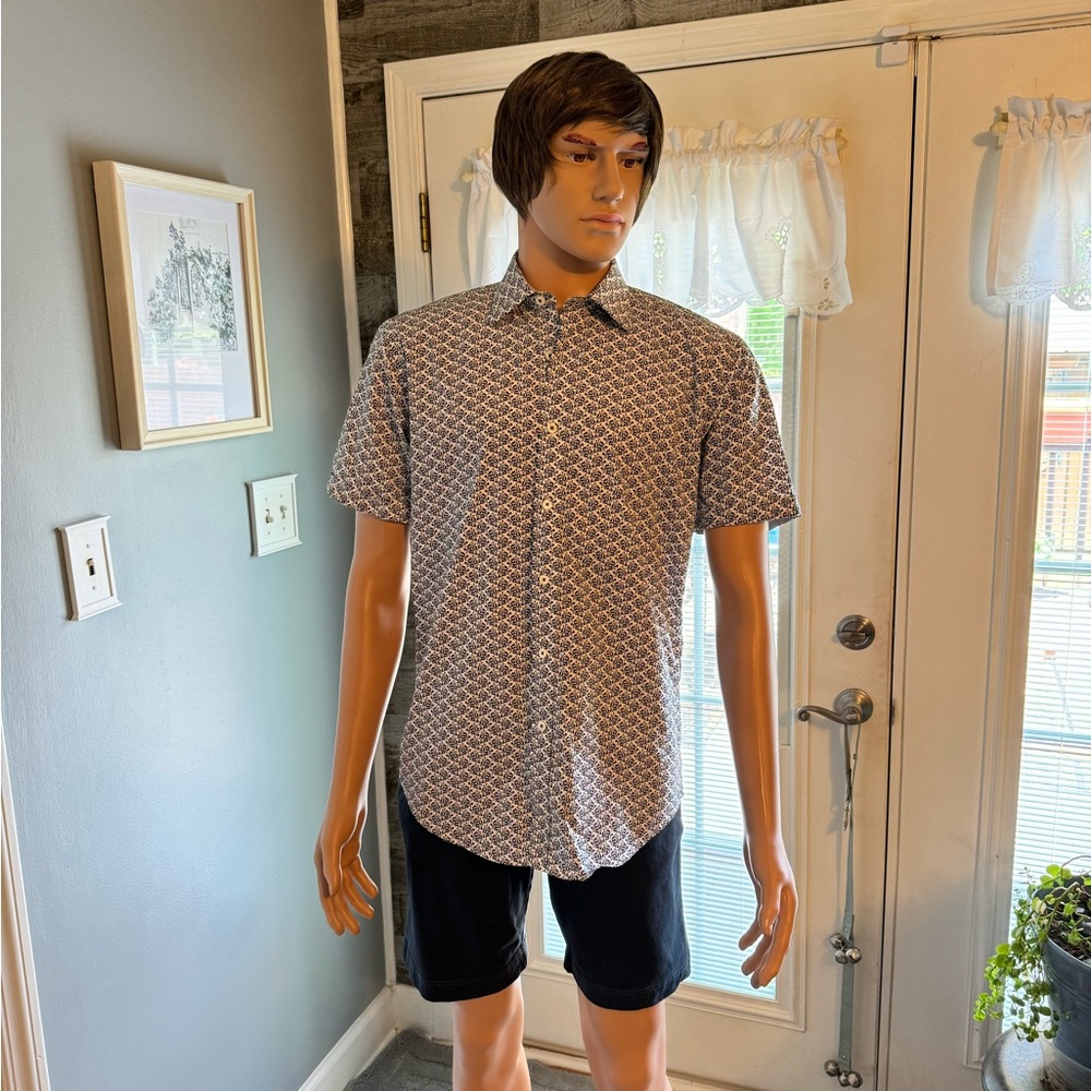Men's Bugatchi Shaped Fit Shirt SZ SM‎